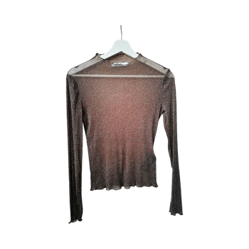 NA-KD Rose metallic top