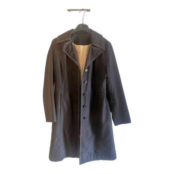 Black button-up coat size 38