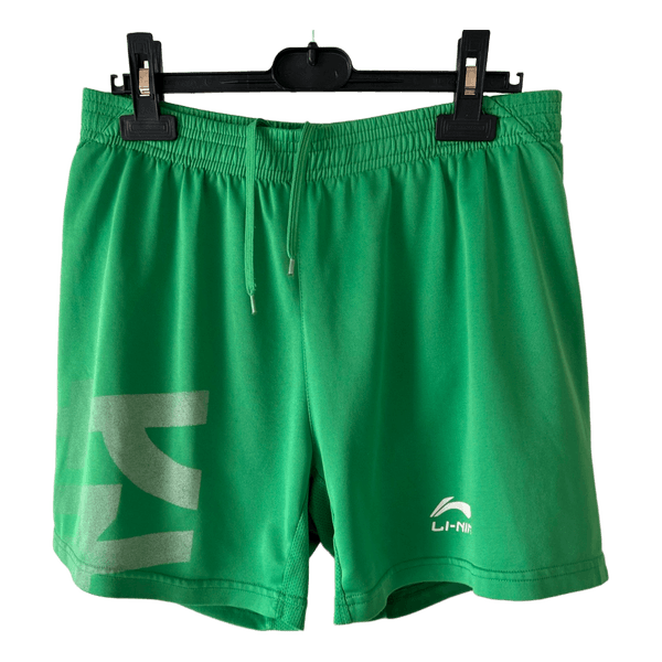 Green sports shorts