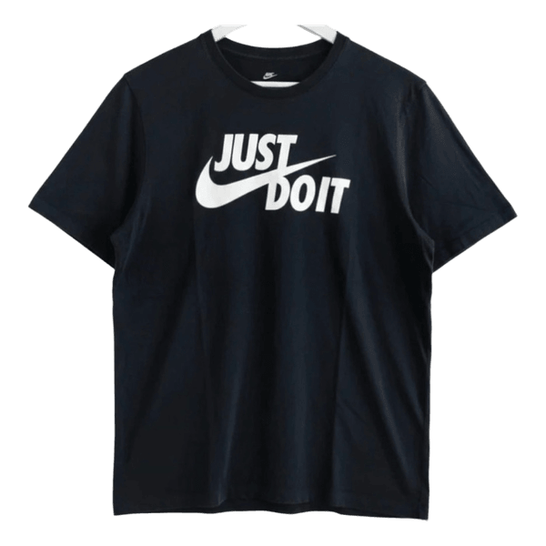 Nike Just Do It T-Shirt Black/White Graphic
