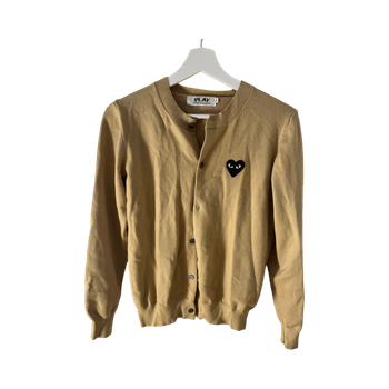 Beige button cardigan