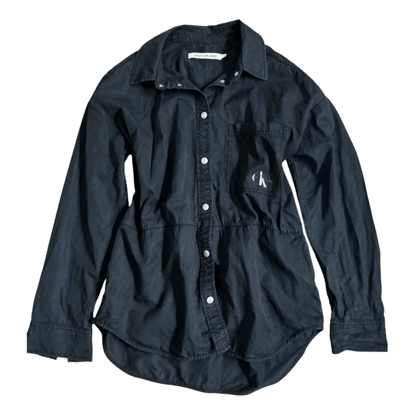 Black button down Calvin Klein shirt