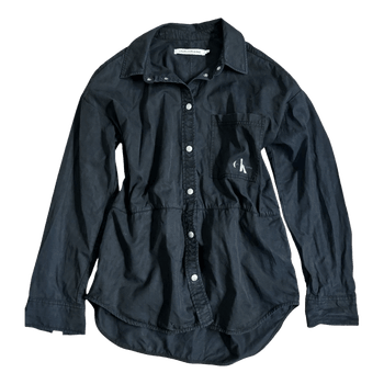 Black button down Calvin Klein shirt