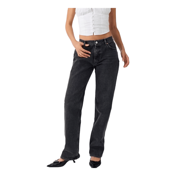 Low straight jeans