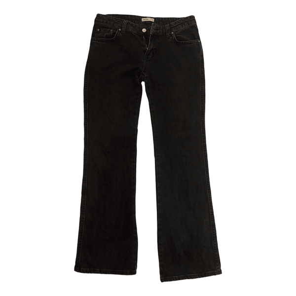 Sorte bootcut bukser