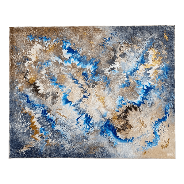 Abstrakti maalaus ”Golden Ocean”