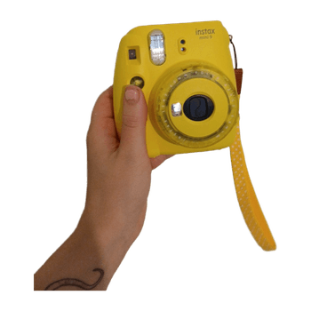 Yellow instant camera