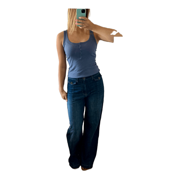Blue tank top