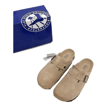 Birkenstock Beige suede Boston