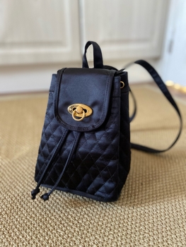 Small black backpack