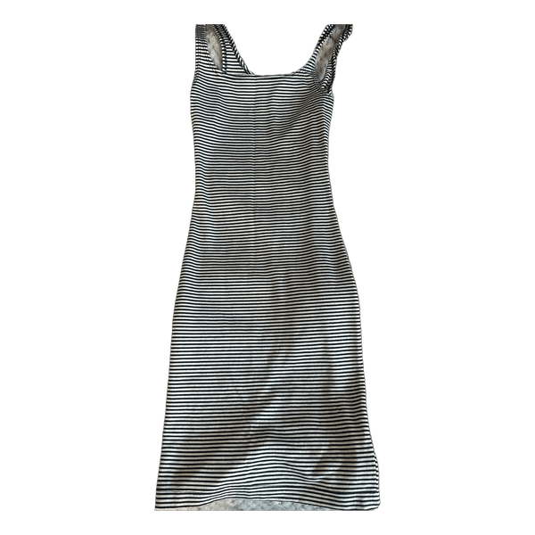 Zara striped midi dress