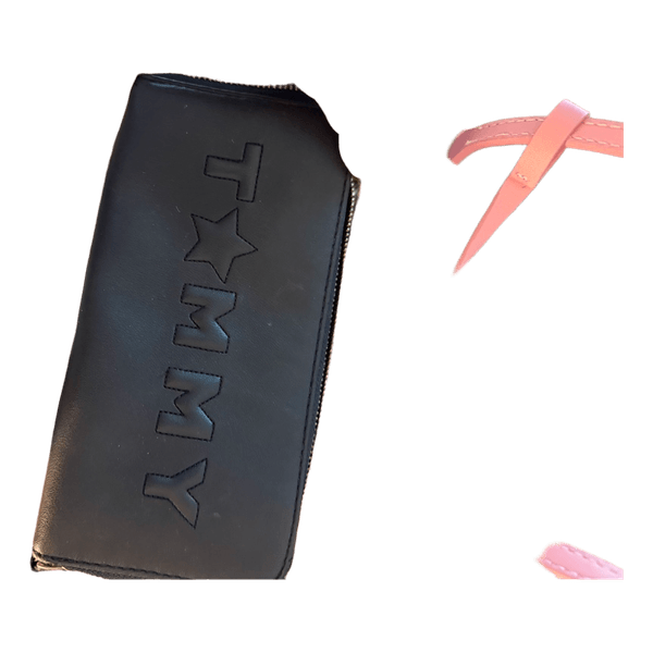 Black leather wallet