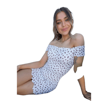Floral mini dress
