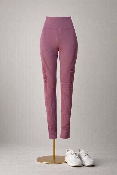 Pink seamless leggings