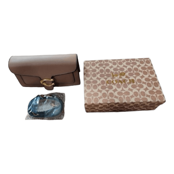 Coach beige crossbody bag