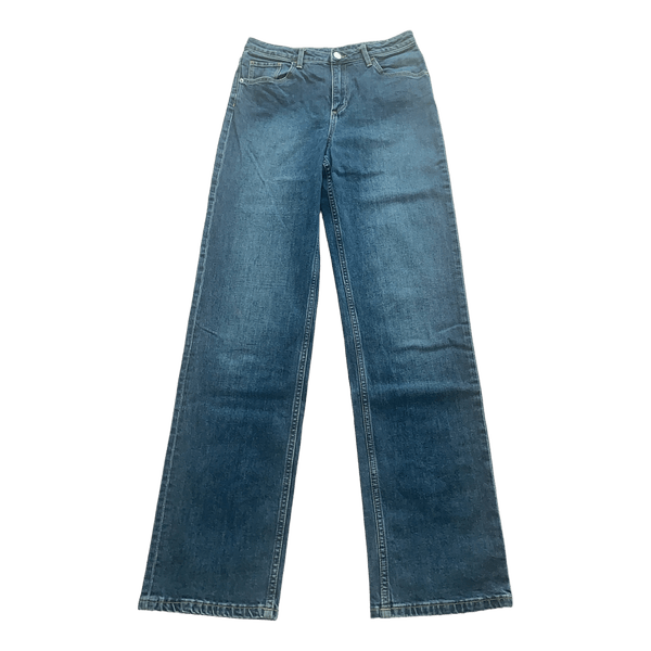 Blå straight leg jeans 14år