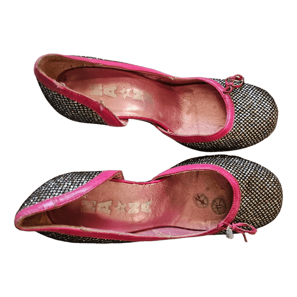 Sidste chance🌈 Unikke glimmer pumps – retro vibes 🌈af Nana