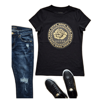 Guess black t-shirt for girls 7-8y