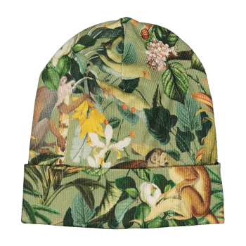 Green kids beanie