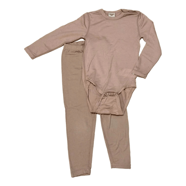 Kuling rosa underställ i 100% ull rosa, storlek 98/104