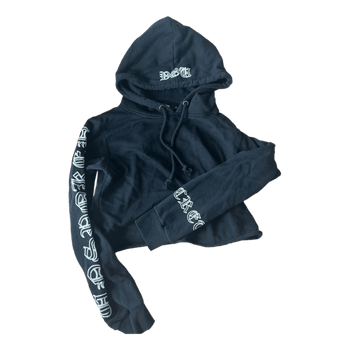 Musta printattu huppari Bikbok