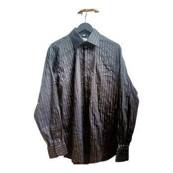 Balmain black striped shirt