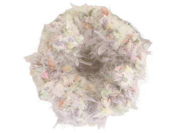 Handmade fluffy scrunchie