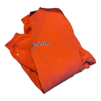 Orange Champion sweatshirt