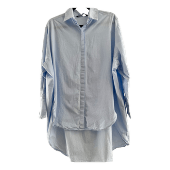 Light blue Zara shirt xs oversized poplin shirt