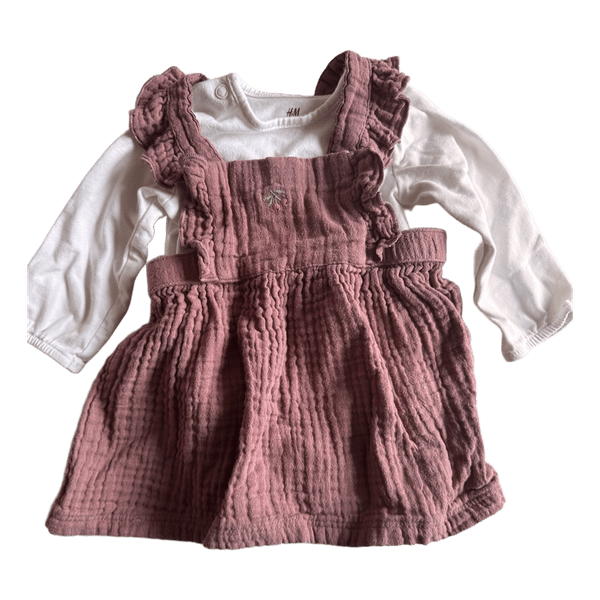 Lyserød babykjole