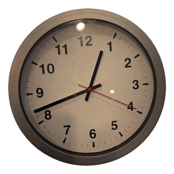 Ikea grey wall clock