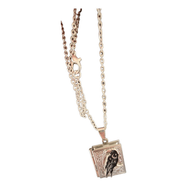 Korppimedaljonki kaulakoru