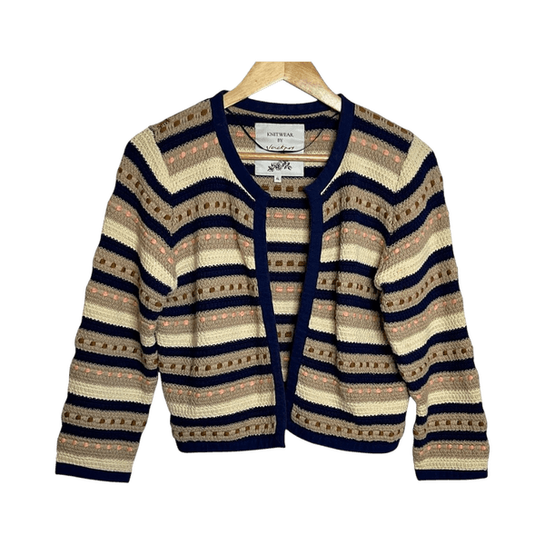 Jackpot Cotton Knit Cardigan Sz. XL (M-L)
