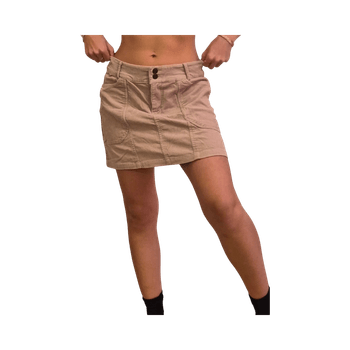 Beige minihame