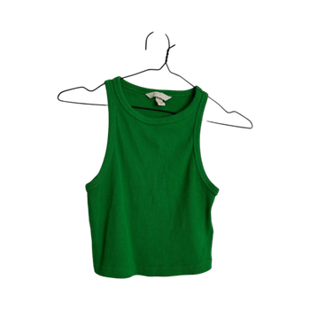 Vihreä ribbattu toppi