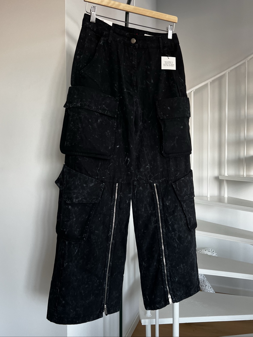 Zara wide leg utility trousers
