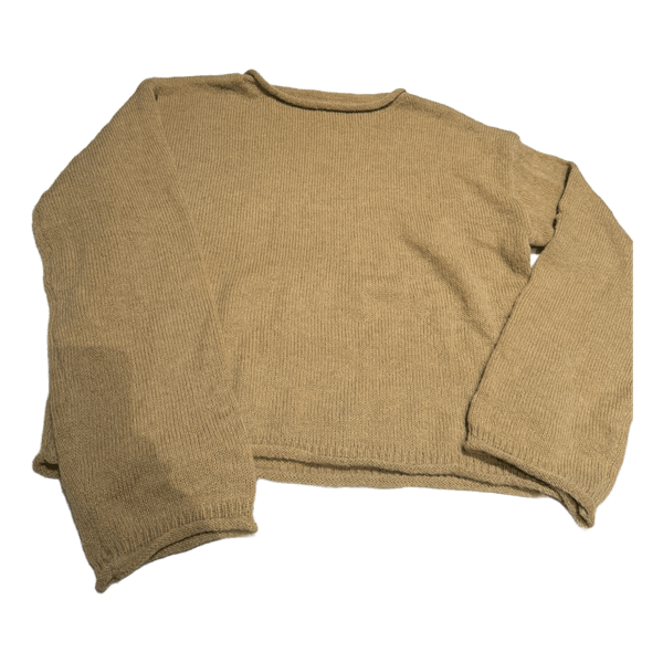 Beige striktrøje