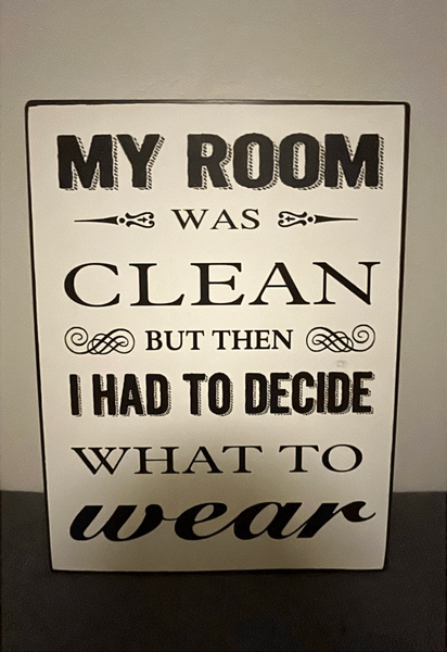Tin sign