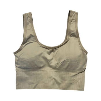 Beige sports bra