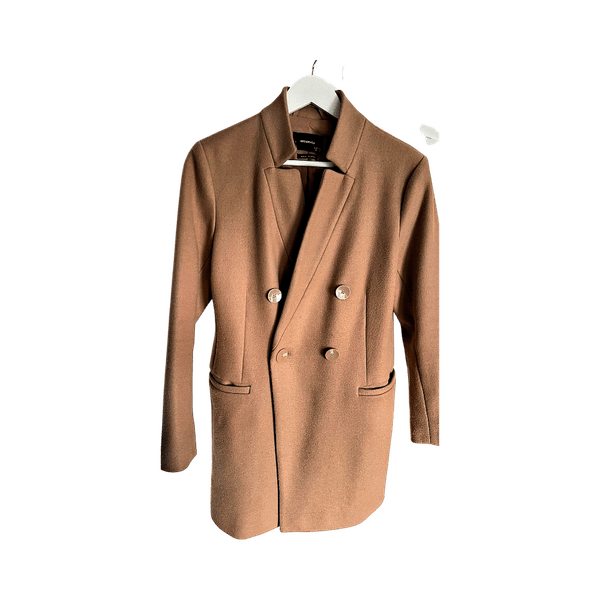 Beige villakangastakki