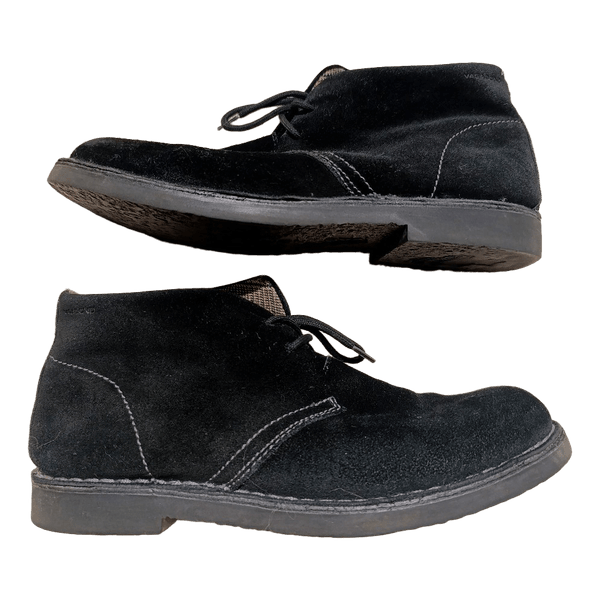 Black real suede ankle boots Vagabond size 38-38,5