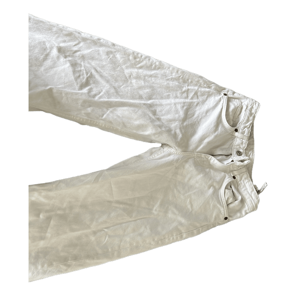 White denim jeans