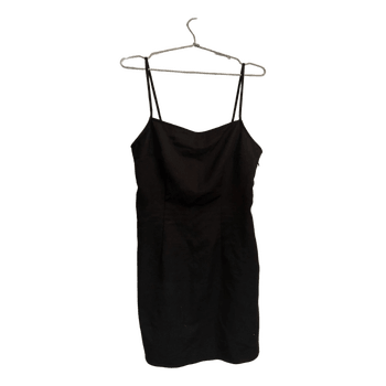 Black mini dress