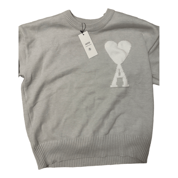 AMI Grey knit jumper