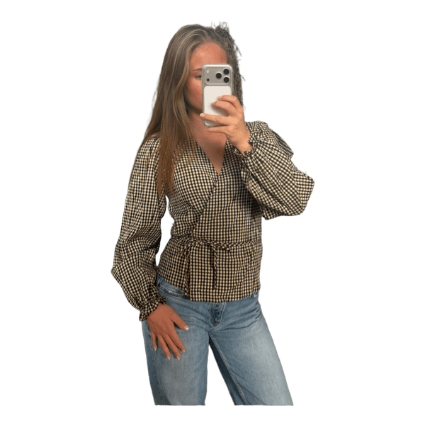 Ternet slå-om bluse