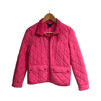 Quilted pink jacket