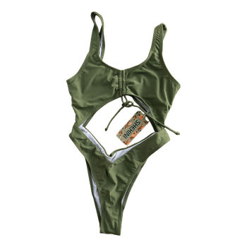 Shekini cut-out one piece swimsuit