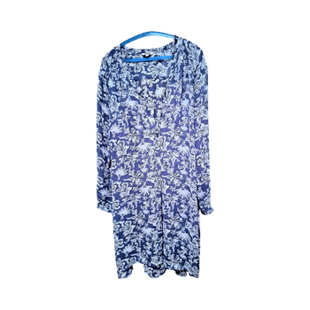 Indiska Blue floral printed dress paitamekko