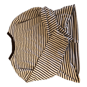 Striped long sleeve top