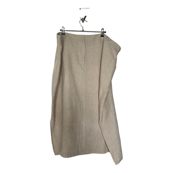 Beige pellavahame